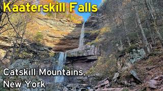 Hiking Kaaterskill Falls: The Peak Fall Foliage - Catskill Mountains, NY | 4K Video