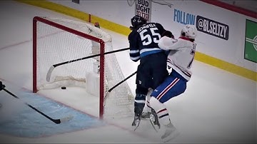 Mark Scheifele Absolutely Destroys Jake Evans After The Young Forward Hits The Empty Netter