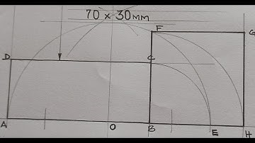 How to Construct a Square of equal area to a given Rectangle.