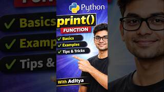 Python ka pehla step 🐍print() samjho – coding easy ho jayegi 💻🔥”#python #pythonprogramming #coding