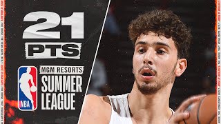 Alperen Sengun 21 PTS 8 REB 4 BLOCKS 🔥 Full Highlights vs Pistons | 2021 NBA Summer League