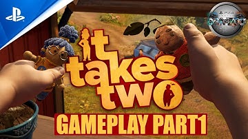 It Takes Two PS4 Pro Gameplay Part1 (FULL GAME) - Playing with Kole 11 years old