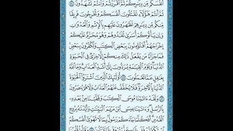 سورة البقرة الأيات من 84 إلى 88
