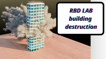 RBD LAB building destruction | Blender | destruction | animation