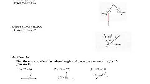 Geometry Segment and Angle Proofs