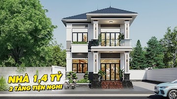 Ngôi nhà 2 tầng mái Nhật Cá Tính với thiết kế hiện đại giá tầm 1,4 tỷ  | MH05723