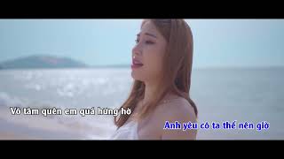 KARAOKE - Em Yêu Anh Nhiều Hơn Anh Yêu Em - Jesse Jp x Trương Bảo Yến | Beat Gốc Có Bè