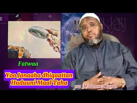Fatwaa Yoo Janaaba Dhiqaatan Huduni Mal Taha Pro Muhammed Kamaal