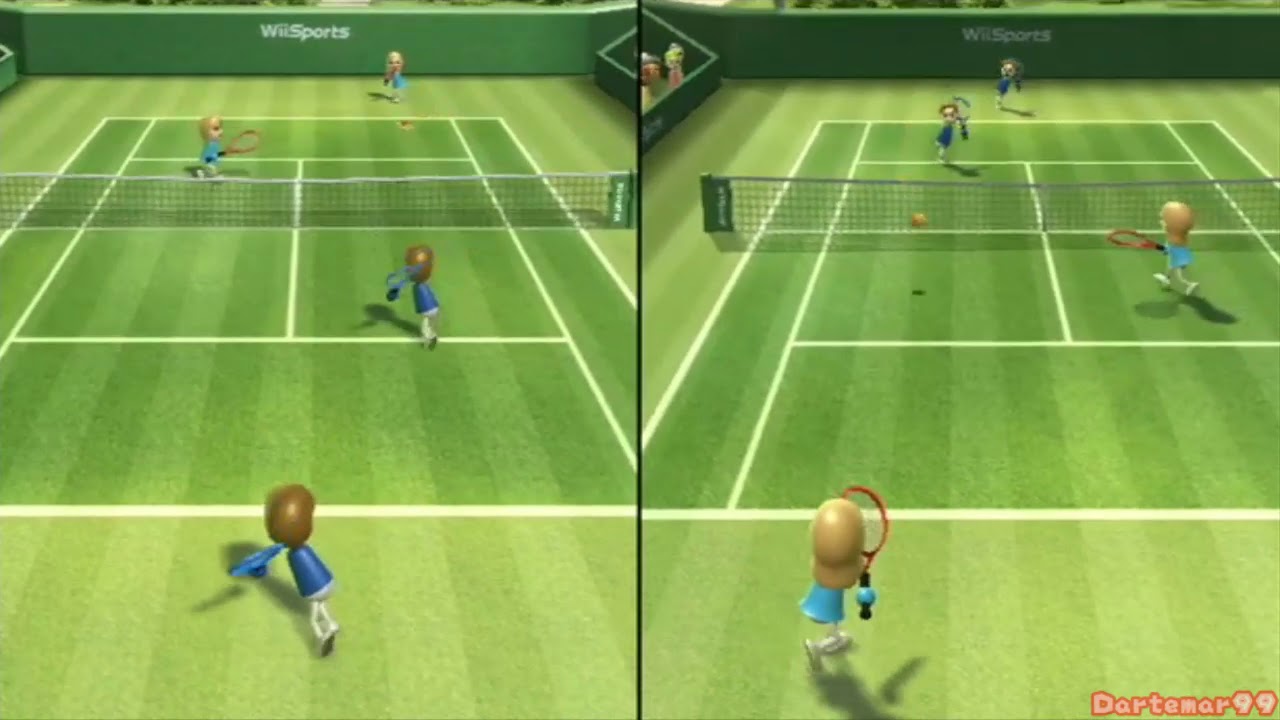 Wii Sports: Tennis - Guest B vs Guest E