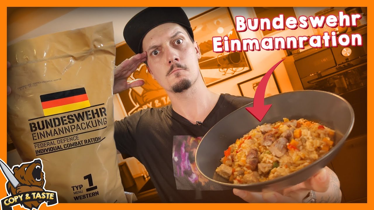 Kantinen Therapie! Bundeswehr Einmannration Typ 1 Western in LECKER!