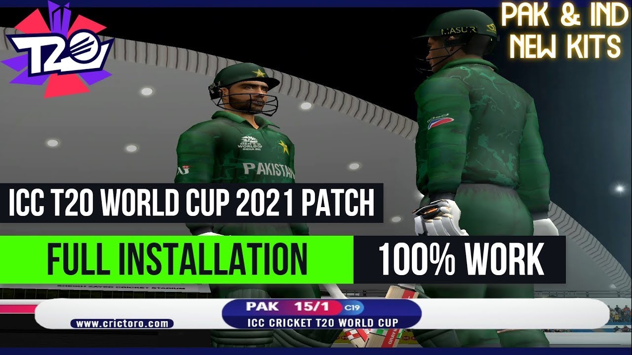 ICC Mens T20 World Cup 2021 Patch for EA Sports Cricket 2007 100 Free  Works  Typical Gamer 20
