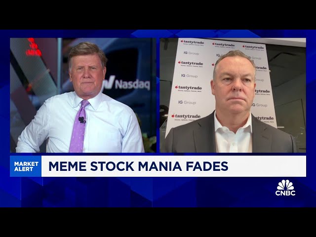 Meme stock mania fades