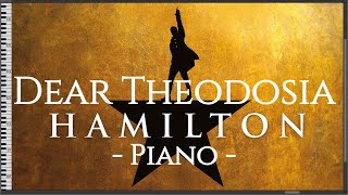Dear Theodosia - Hamilton [Piano/MIDI] @punicbox