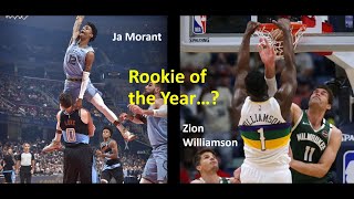 Zion Williamson vs Ja Morant ROY Debate