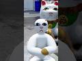 まねき猫になった結果w【めっちゃカメレオン】 #shorts #めっちゃカメレオン