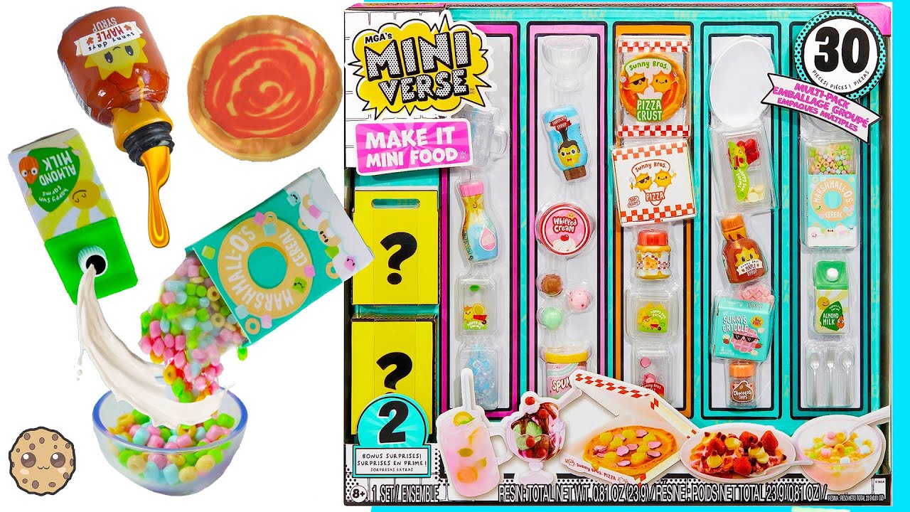 MGA's Miniverse Make It Mini Food Holiday 3-Pack - arts & crafts