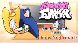 Fnf And Sonic Friends React Chaos Nightmare Sonic Vs Fleetway Phantasm Song Light