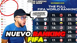 🔥⚽️ EXPERTO ANALIZA: RANKING FIFA noviembre 2025 - clave para el mundial