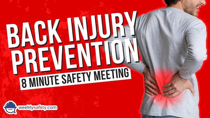 Safety Meeting on Back Injury Prevention