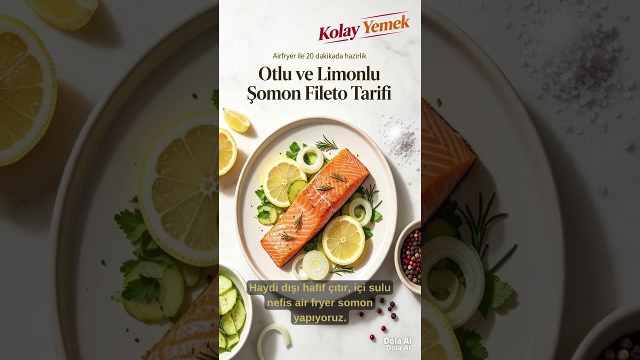 🍽AIRFRYER’DA KOLAY SOMON #pratiktarifler #yemektarifleri #balık #somon #shorts 🍽AIRFRYER’DA KOLAY SOMON #pratiktarifler #yemektarifleri #balık #somon #shorts