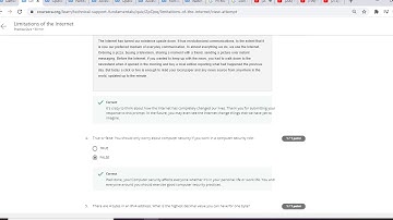 Limitations of the Internet_Quiz(Week-4)_Technical Support Fundamentals