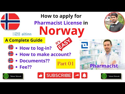 How to apply for Pharmacist License in Norway | Part 01| Urdu/ Hindi #NorwayPharmacist