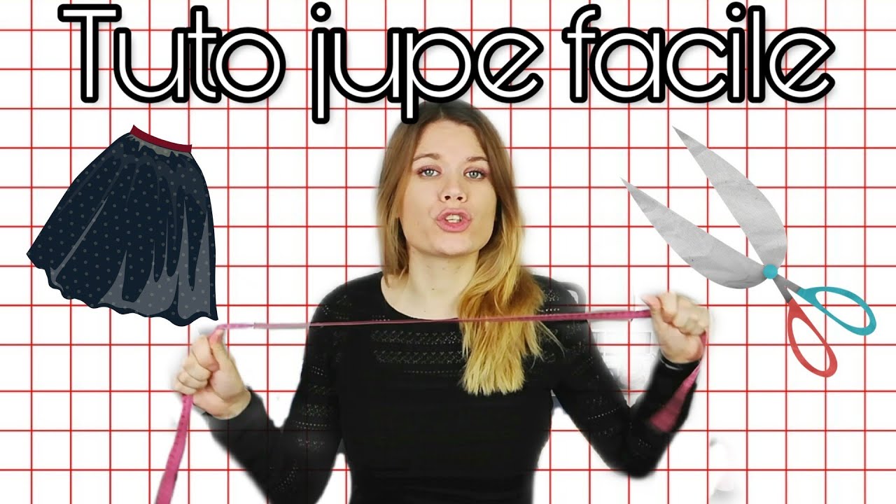 Coudre une jupe très facilement ! (sans patron)