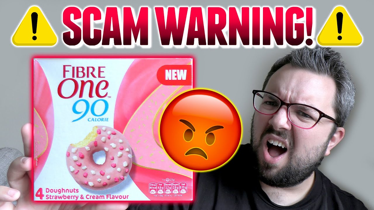⚠️ SCAM ALERT! ⚠️ Fibre One Doughnuts Review (Strawberries & Cream)