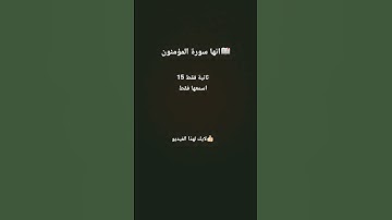 #ياسر_الدوسري #سورة_المؤمنون #اكسبلور #قرآن
