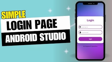 Login Page in Android Studio using Java | Explanation Hindi
