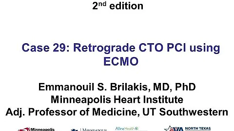 Case 29: Manual of CTO Interventions - Retrograde with VA-ECMO support