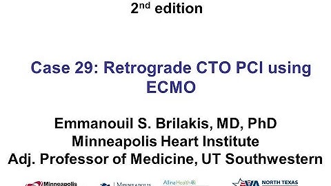 Case 29: Manual of CTO Interventions - Retrograde with VA-ECMO support