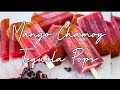 Hibiscus-Mango Margarita Popsicles