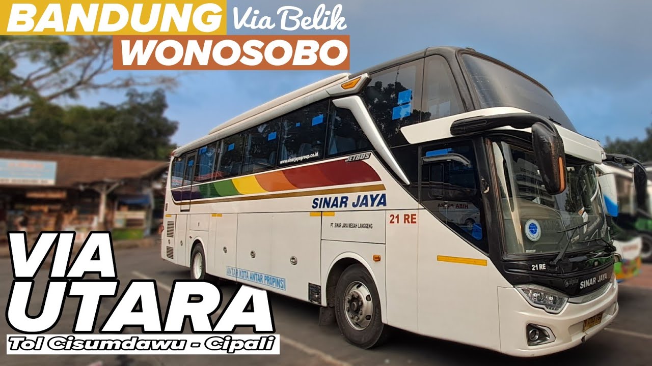 DARI BANDUNG KE DIENG ‼️TRIP SINAR JAYA BANDUNG - WONOSOBO, LEBIH CEPAT FULL TOL