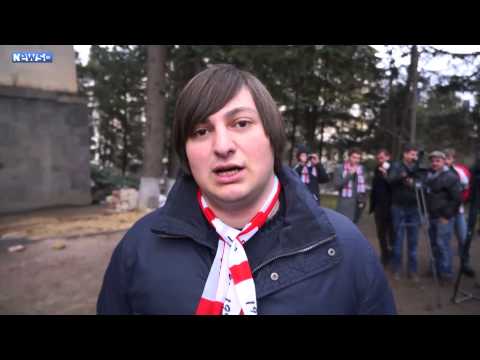 სიმბოლურად 'დახვრეტილი'  ქართველები რუსეთის საელჩოსთან