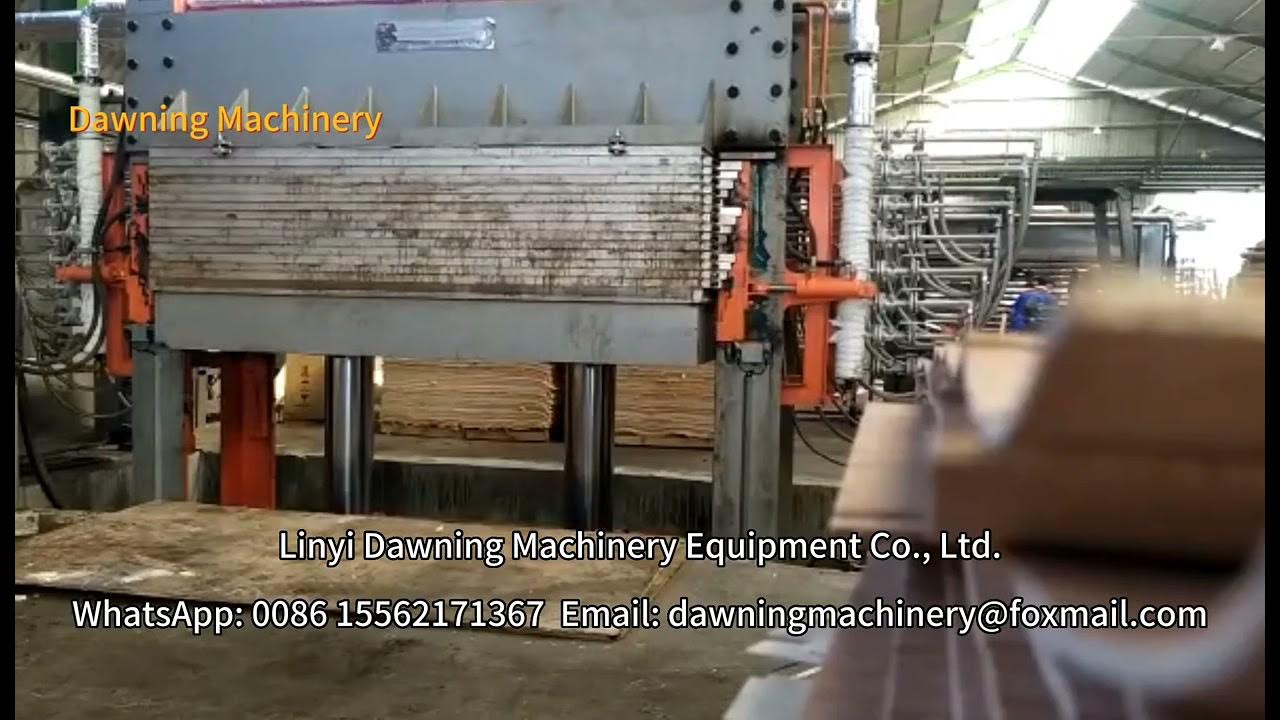 15 layers hot press dryer machine, hot platen dryer, solid hot platen press veneer dryer machine