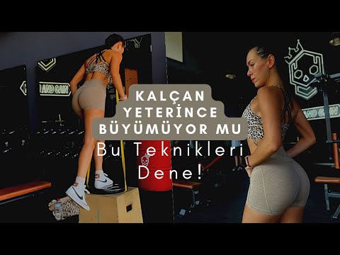 Kalçan Yeterince Büyümüyor mu? Bu Teknikleri Dene / Benimle GERÇEK bir POPO Antrenmanı