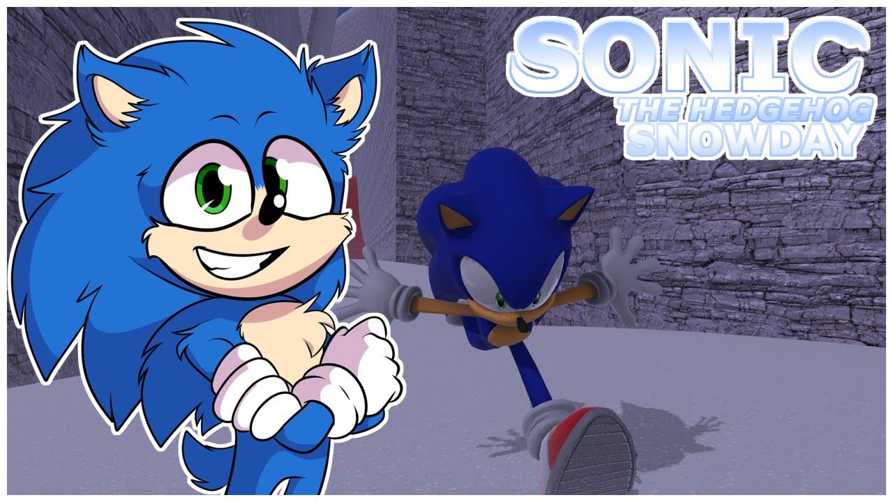 SONIC SNOWDAY - SAGE 2021 | Movie Sonic Plays A Sonic Fangame!