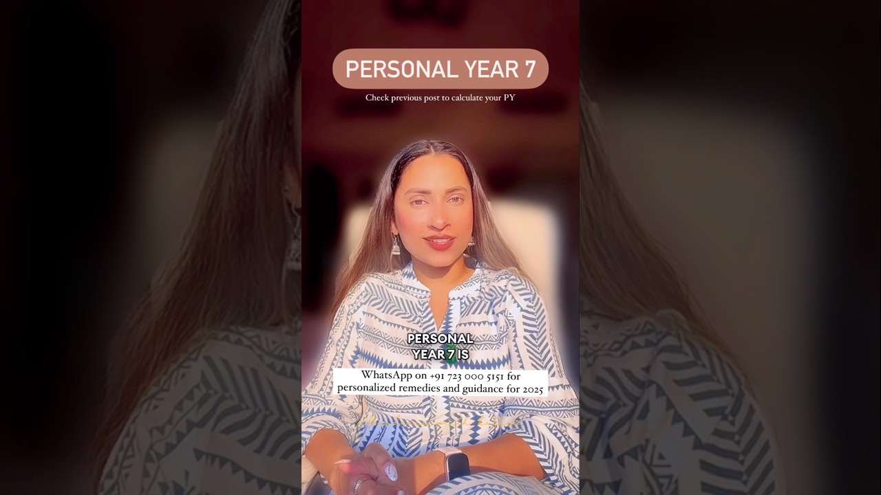 Personal Year Number 7 in 2025 Personal year number calculator How