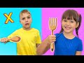 Eat right with spoon fork and chopsticks  hello dana kids songs