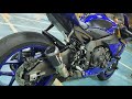 2018 Yamaha R1 Austin Racing GP1R Slip-on Cold Start