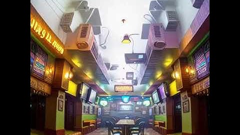 gooey ai animation frame 0 prompt a wide angle    g signs pub lighting smoke 4k 8k uhd