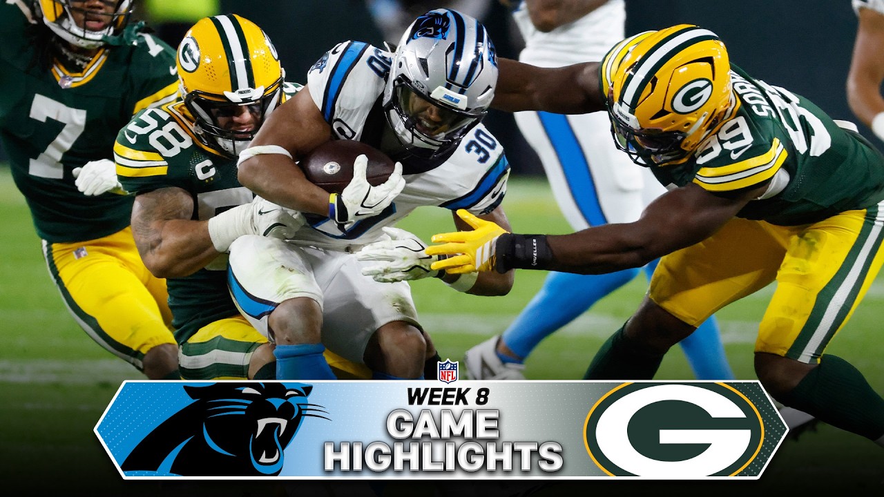 Carolina Panthers vs Green Bay Packers Game Highlights | 2026 NFL Season Week 8