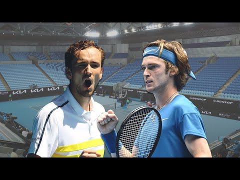 Видео: Даниил Медведев vs Андрей Рублев, ATP Открытый чемпионат Австралии 2021, четвертьфинал, ПРЕВЬЮ