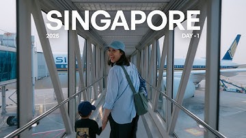 SINGAPORE TRAVEL VLOG | Flight from Jakarta to Singapore with a Toddler - Singapore Airlines