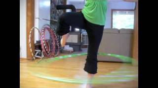 how to hoop on one leg and get your legs in and out of the hoop hooping tutorial