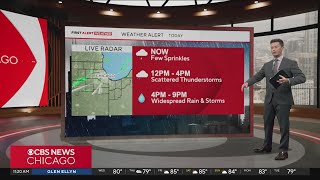 Chicago weather: Rain and storms Wednesday