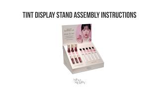 MINIMERRY Tint Display Stand Assembly Instructions