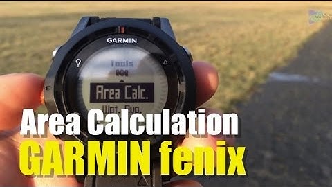 Garmin fenix / tactix - Area Calculation