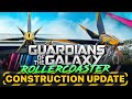 ROLLERCOASTER Construction Update for Guardians of the Galaxy at Epcot - Disney News